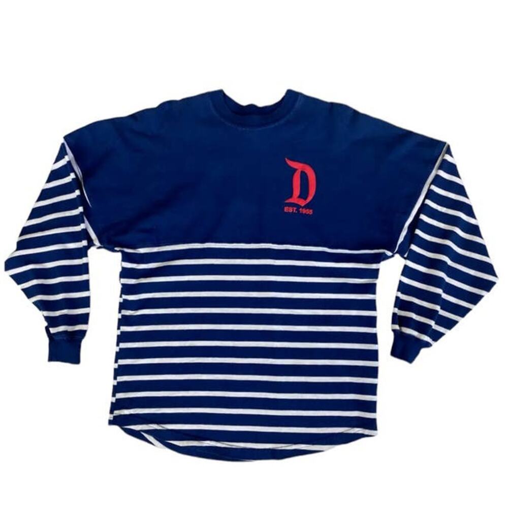 Disney Disneyland Resort Parks Nautical Patriotic USA Spirit Jersey Top Size XS - Picture 2 of 10
